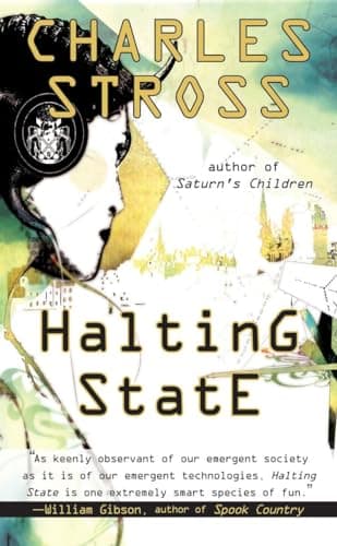 Cover of Halting State by Charles Stross