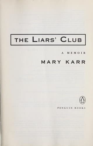 Cover of The Liars' Club by Mary Karr
