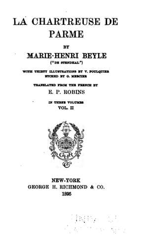 Cover of The Charterhouse of Parma by Stendhal