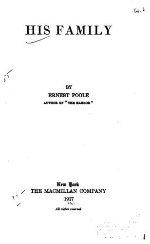 Cover of His Family by Ernest Poole