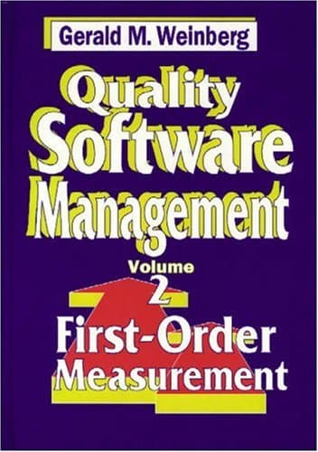 Cover of Quality software management by Gerald M. Weinberg