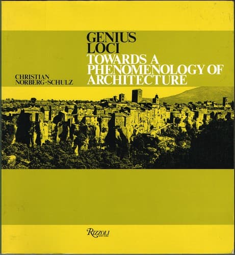 Cover of Genius Loci by Christian Norberg-Schulz