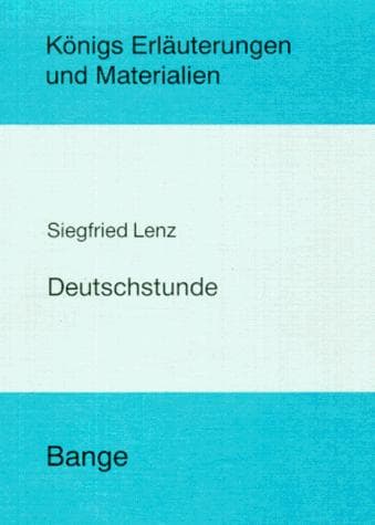 Cover of The German Lesson by Siegfried Lenz