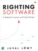 Cover of Righting Software by Juval Lowy