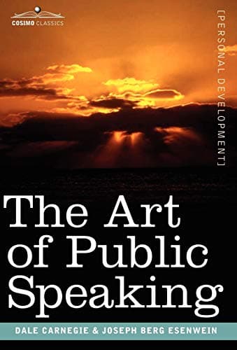 Cover of The Art of Public Speaking by Dale Carnegie