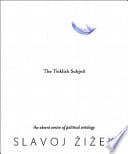 Cover of The Ticklish Subject by Slavoj Žižek