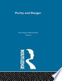 Cover of Purity and Danger: An Analysis of Concepts of Pollution and Taboo by Mary Douglas