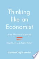 Cover of Thinking Like an Economist by Elizabeth Popp Berman