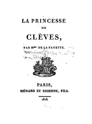 Cover of The Princess of Cleves by Madame de La Fayette