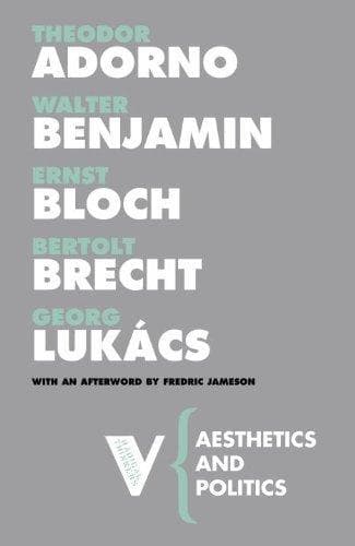 Cover of Aesthetics and Politics by Walter Benjamin