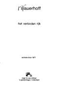 Cover of Het verboden rijk by J. Slauerhoff