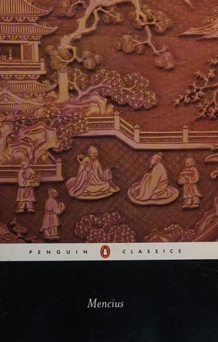 Cover of Mencius by Mencius