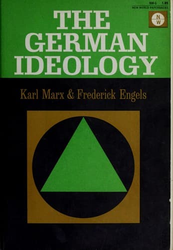 Cover of German Ideology by Karl Marx