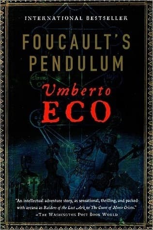 Cover of Foucault's Pendulum by Umberto Eco
