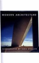 Cover of Modern Architecture by Ezra Stoller, William S. Saunders