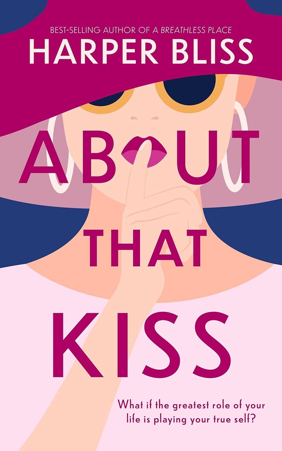 Cover of About That Kiss by Harper Bliss