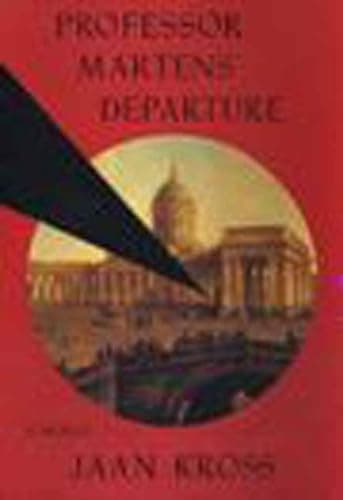 Cover of Professor Martens' Departure by Jaan Kross