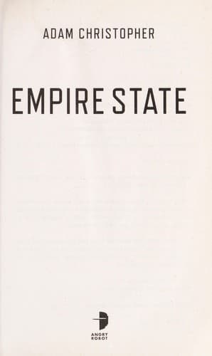 Cover of Empire State by Adam Christopher
