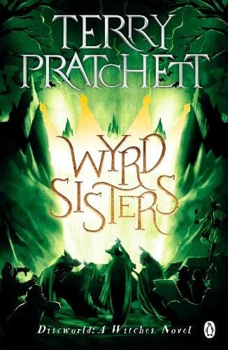 Cover of Wyrd Sisters by Terry Pratchett