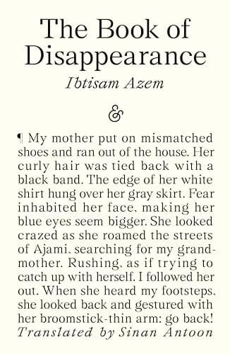 Cover of The Book of Disappearance by Ibtisam Azem