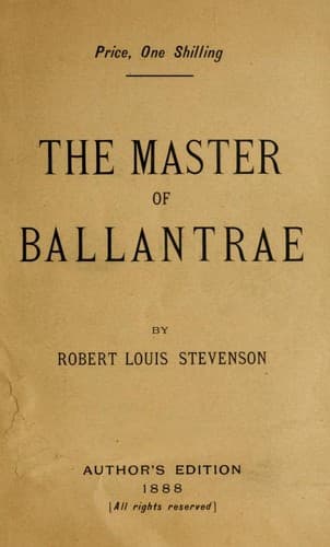 Cover of The Master of Ballantrae: A Winter's Tale by Robert Louis Stevenson