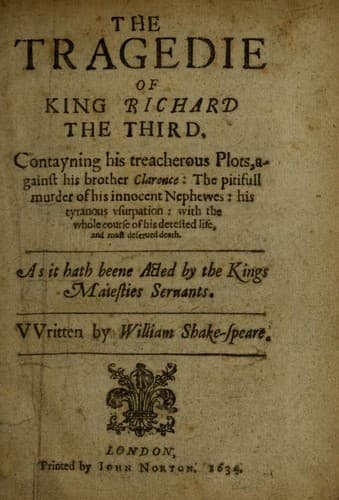 Cover of Richard III by William Shakespeare