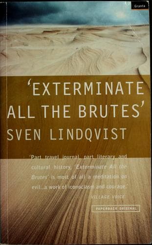 Cover of Exterminate All The Brutes by Joan Tate