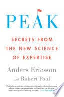 Cover of Peak by Anders Ericsson, Robert Pool