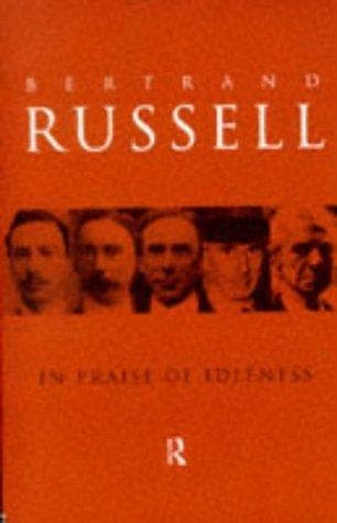 Cover of In Praise of Idleness and other essays by Bertrand Russell