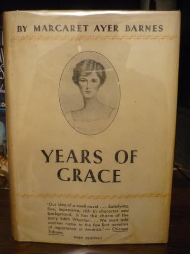 Cover of Years of Grace by Margaret Ayer Barnes