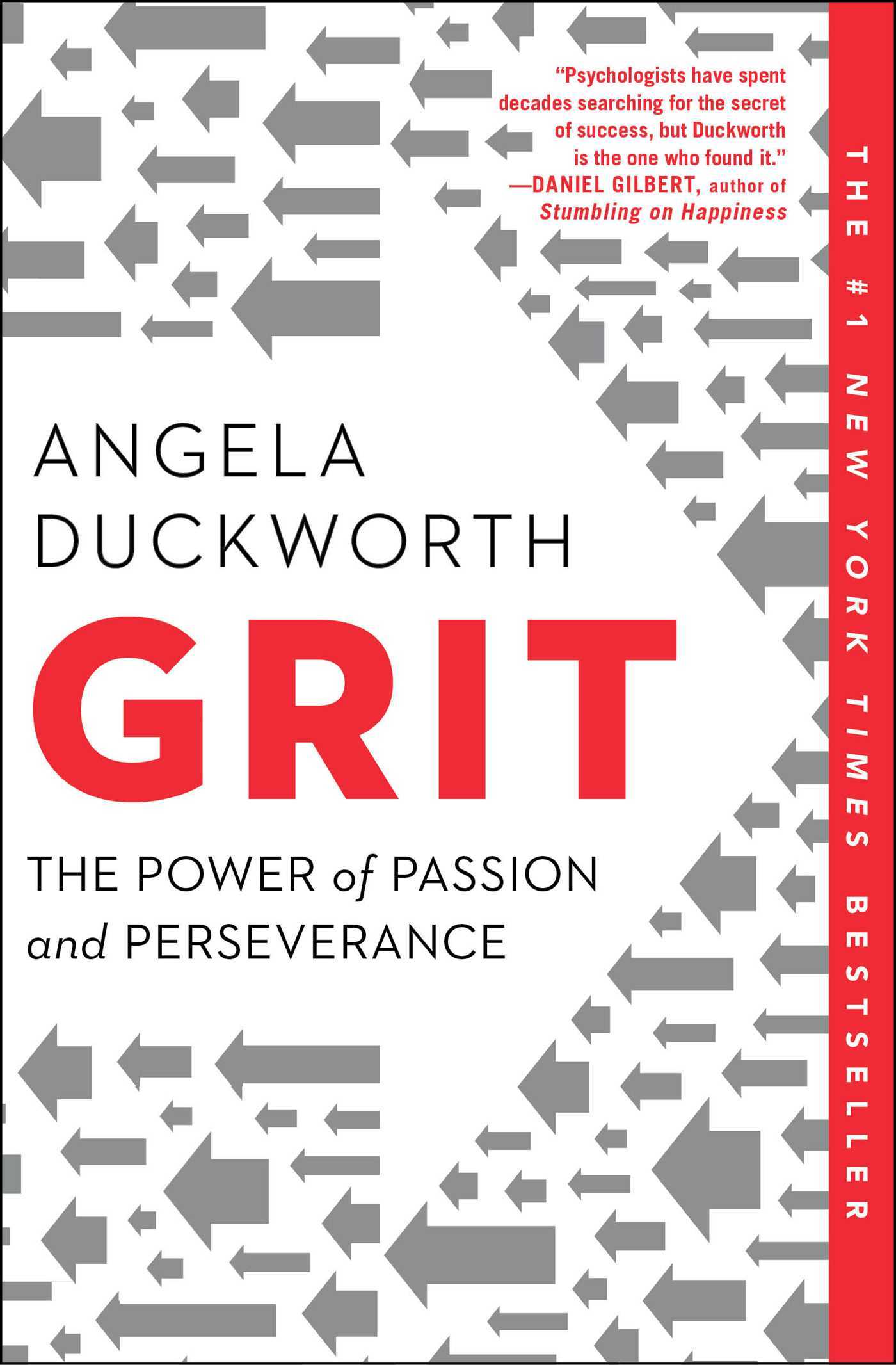 Cover of Grit: The Power of Passion and Perseverance by Angela Duckworth