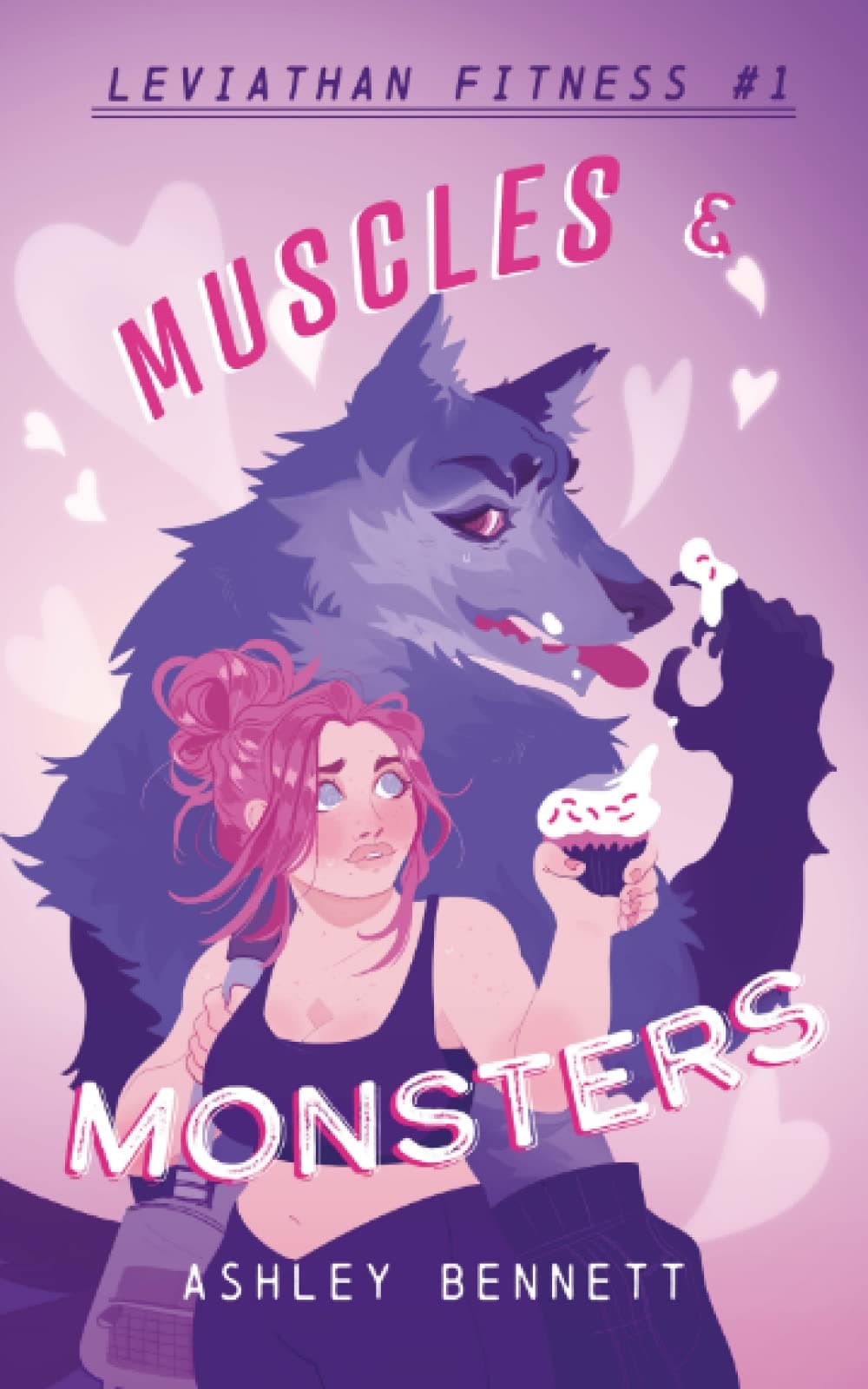 Cover of Muscles & Monsters by Ashley Bennett