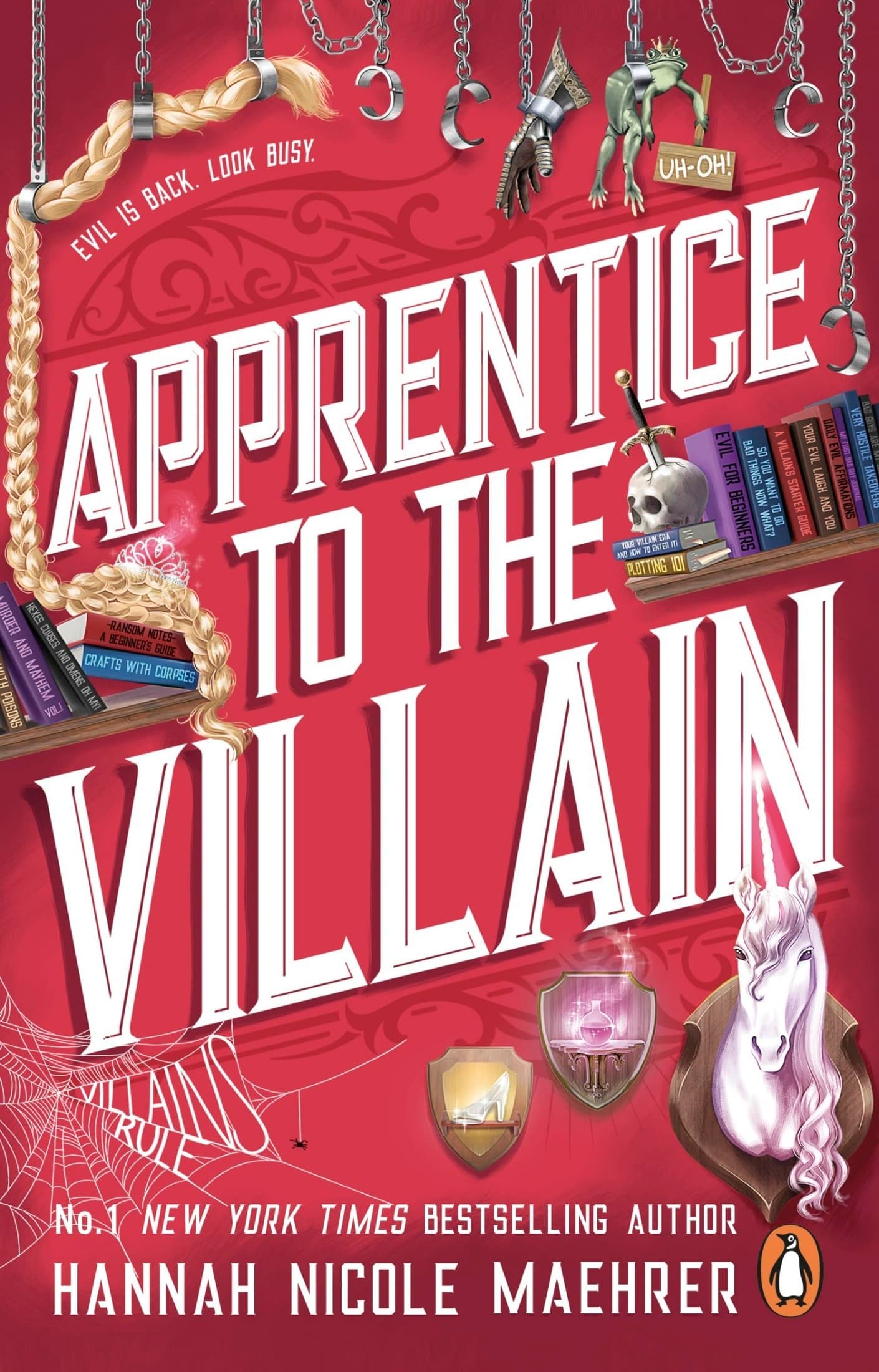 Cover of Apprentice to the Villain by Hannah Nicole Maehrer
