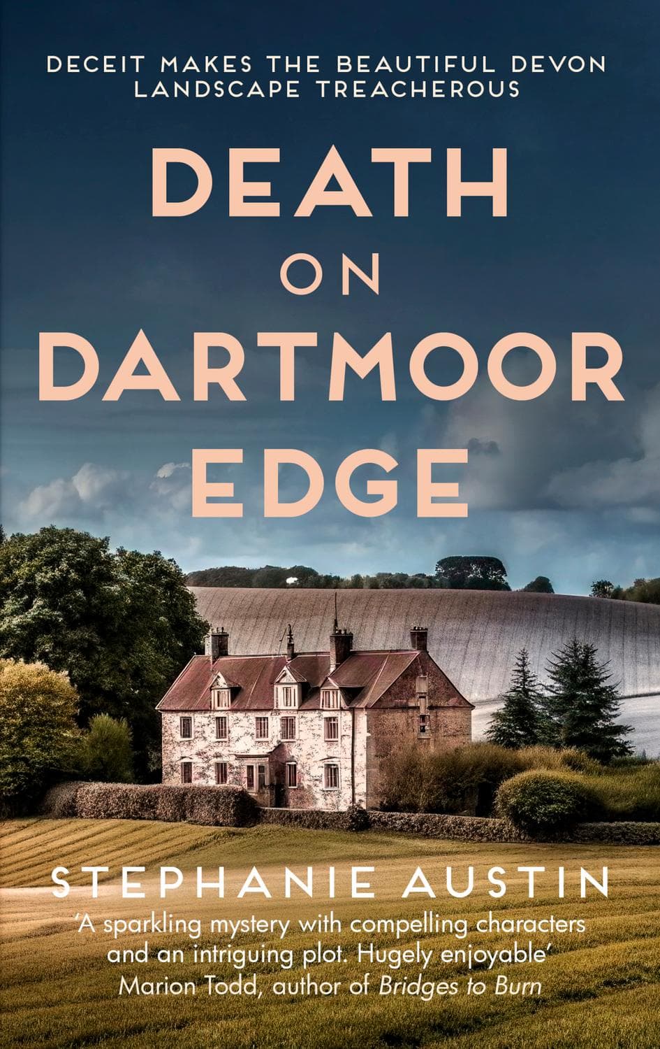 Cover of Death on Dartmoor Edge by Stephanie Austin