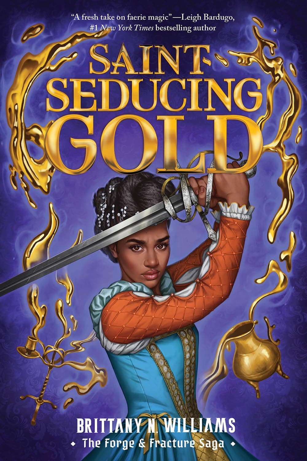 Cover of Saint-Seducing Gold by Brittany N. Williams