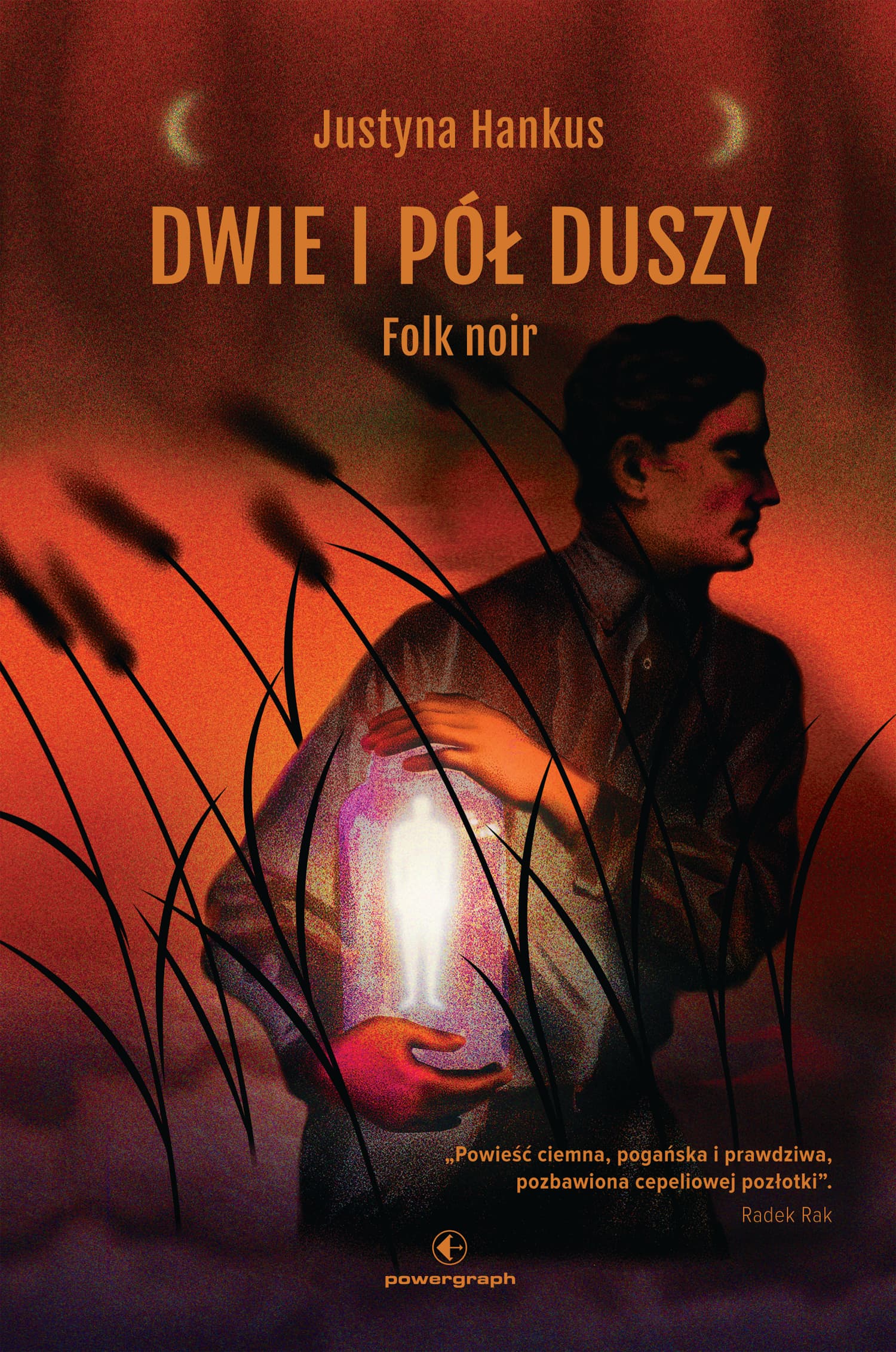 Cover of Dwie i pół duszy by Justyna Hankus