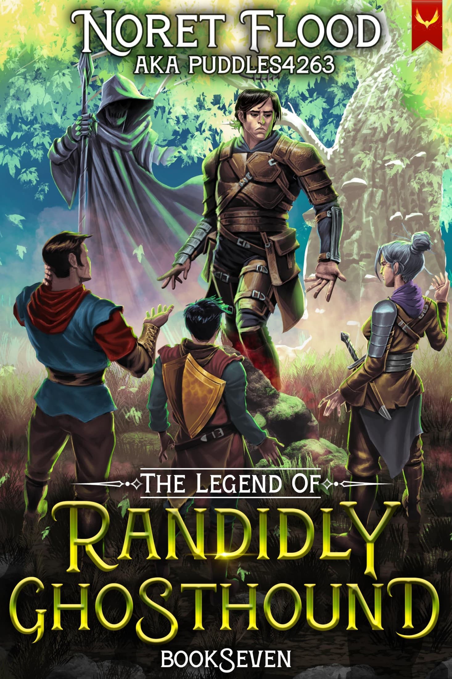 Cover of The Legend of Randidly Ghosthound 7 by Noret Flood, puddles4263