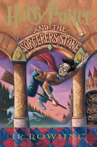 Cover of Harry Potter and the Sorcerer's Stone by J.K. Rowling