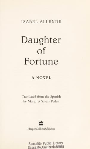 Cover of Daughter of Fortune by Isabel Allende