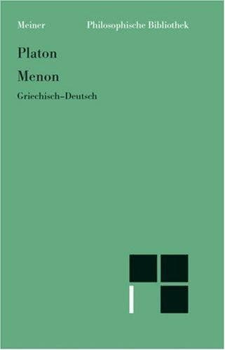Cover of Menon by Plato