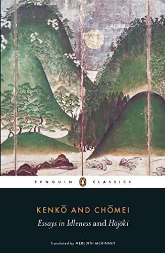 Cover of Essays in Idleness and Hōjōki by Yoshida Kenkō, Kamo no Chōmei