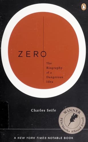 Cover of Zero: The Biography of a Dangerous Idea by Charles Seife