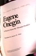 Cover of Eugene Onegin: A Novel in Verse by Alexander Pushkin by Alexander Pushkin