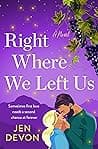 Cover of Right Where We Left Us by Jen Devon