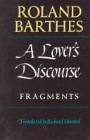 Cover of A Lover's Discourse by Roland Barthes