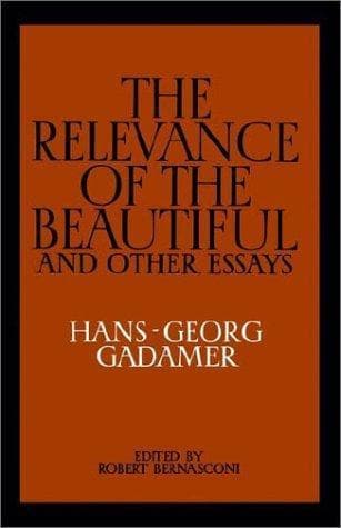 Cover of The relevance of the beautiful and other essays by Robert Bernasconi