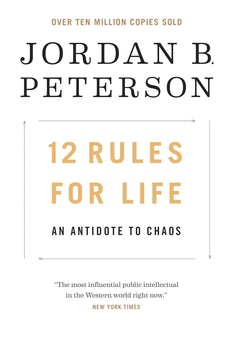 Cover of 12 Rules for Life: An Antidote to Chaos by Jordan B. Peterson