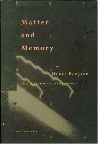 Cover of Matter and Memory by Henri Bergson