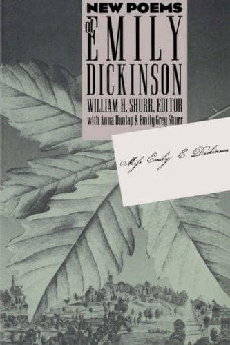 Cover of New Poems of Emily Dickinson by William H. Shurr