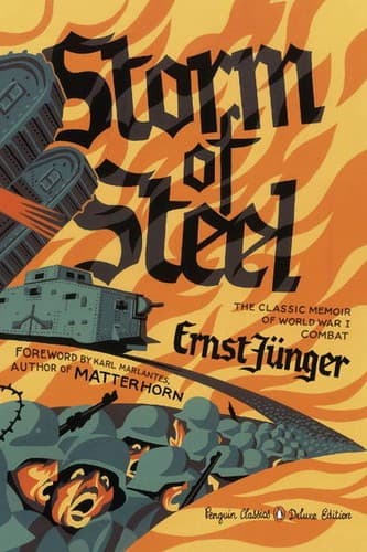 Cover of Storm of Steel by Ernst Jünger
